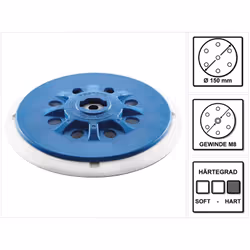 Contenu de la livraison: - 1x Festool plateau de ponçage ST-STF D150/17 FT-M8-H-HT ( 498988 ) Description du produit: Le plat ...