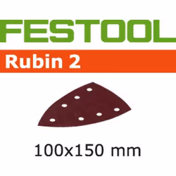 Papier de verre pour ponceuse delta Rubin2; 100x150 mm; P220; 50 unités