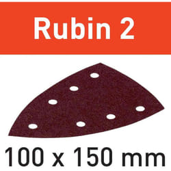 Boîte de 10 abrasifs rubin 2 stf DELTA/7 P220 RU/10 Festool 499148