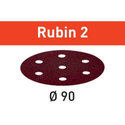 Rubin 2 stf D90/8 P100 RU2/50 Disque abrasif 90 mm P100 50 pces ( 499080 ) pour ponceuse excentrique à engrenages ro 90 dx - Festool