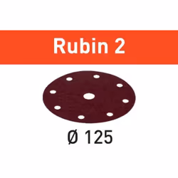 Abrasifs STF D125/8 P80 RU2/50 Rubin 2 Référence 499095 pour RO 125, ES 125, ETS 125, ETSC 125, ETS EC 125, LEX 125 Principal ...
