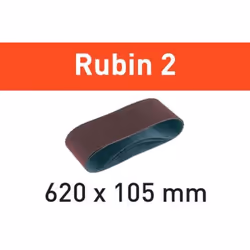 Bande abrasive L620X105-P80 RU2/10 Rubin 2 Référence 499151 pour BS 105 Principales utilisations Abrasif hautes performances  ...