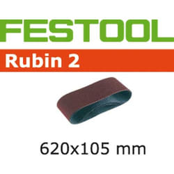 Ceinture de ponçage pour ponceuse à bande Rubin2; 105x620 mm; P100; 10 unités