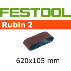 Ceinture de ponçage pour ponceuse à bande Rubin2; 105x620 mm; P120; 10 unités