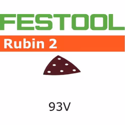 Abrasif STF FESTOOL - 93V pour bois - V93/6 - 4991 - Le Rubin 2 est un abrasif spécialement conçu pour les matériaux à base d ...