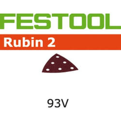 Papier de verre pour ponceuse delta Rubin2; 93 V; P150; 50 unités