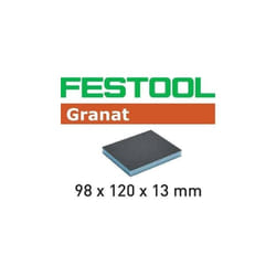 Ponge de ponçage 98x120x13 60 GR/6 Festool