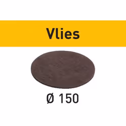Abrasif Vlies STF D150 MD 100 VL/10 Vlies pour RO 150, ES 150, ETS 150, ETS EC 150, LEX 150, WTS 150, HSK-D 150 W -MEDIUM 100 ...