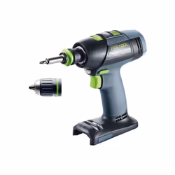 Festool T 18+3 Li-Basic, Perceuse à poignée pistolet, Sans clé, 1,3 cm, 4,5 cm, 1,3 cm, 1,5 mm