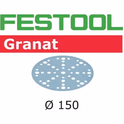 Papier abrasif pour ponceuses orbitales aléatoires Festool STF 150 mm; 48; P180; GR; 10 unités