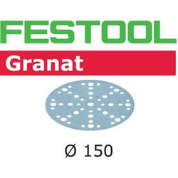 Papier abrasif pour ponceuses orbitales aléatoires Festool STF 150 mm; 48; P320; GR; 100 unités