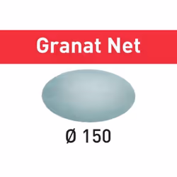Festool Abrasif maillé STF D150 P240 GR NET/50 Granat Net pour RO 150, ES 150, ETS 150, ETS EC 150, LEX 150, WTS 150, HSKD 15 ...