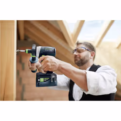 Festool QUADRIVE TDC 18/4 I-Basic 3600 tr/min Sans clé 1,9 kg Noir, Bleu - Vue supplémentaire 6