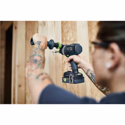 Festool QUADRIVE TPC 18/4 I-Basic 3600 tr/min Sans clé 1,9 kg Noir, Bleu - Vue supplémentaire 5