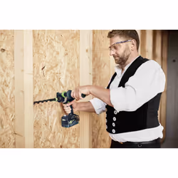 Festool QUADRIVE TPC 18/4 I-Basic 3600 tr/min Sans clé 1,9 kg Noir, Bleu - Vue supplémentaire 7