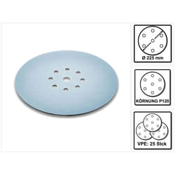 Abrasifs stf 225 mm P120 gr S/25 Granat Soft 25 pièces ( référence: 204223 ) - Festool