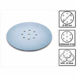 Contenu du paquet: -1x Festool Abrasifs STF 225 mm P150 GR S/25 Granat Soft 25 pièces ( référence: 204224 ) Description du pr ...