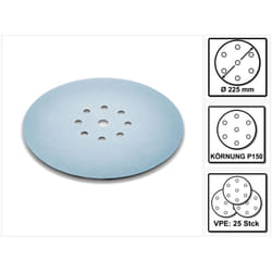 Festool Abrasifs STF 225 mm P150 GR S/25 Granat Soft 25 pièces ( référence: 204224 )