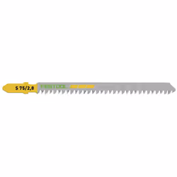 La lame de scie sauteuse WOOD STRAIGHT CUT de Festool possède une denture japonaise qui permet d'avoir des coupes précises su ...