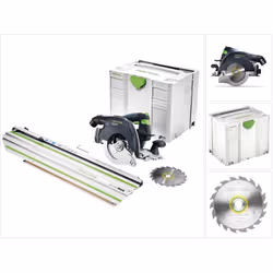 Contenu de la livraison: - 1x Festool Scie circulaire portative sans fil HKC 55 EB Li ( 201358 ) - 1x lame de scie standard H ...