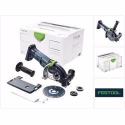 Contenu de la livraison: - 1x Festool DSC-AGC 18-125 FH Li EB-Basic Système de tronçonnage sans fil à main levée 125mm 18V Br ...