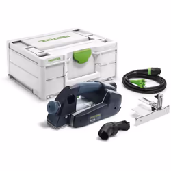 Description générale Avec un poids de seulement 2,4 kg et une forme compacte, le rabot électrique EHL 65 EQ-Plus est à la foi ...