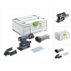 Festool - rtsc 400-Basic Ponceuse vibrante hybride 18 v - 80 x 130 mm Brushless + Coffret Systainer - sans batterie, sans chargeur (576347)