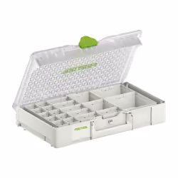 Festool 204856, Ensemble de boîte à outils, Plastique, Blanc, 9,7 L, 20 kg, 296 mm