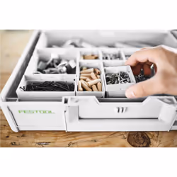 Festool Box 150x150x68/6 Boîte pour petites pièces Plastique Blanc