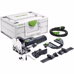 Description générale La fraiseuse DOMINO DF 500 Q-Set de Festool est l'outil idéal pour l'assemblage de meubles, panneaux, ca ...