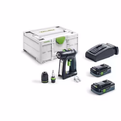 Description générale La perceuse-visseuse sans fil Festool C 18 HPC 4,0 I-Plus est un outil puissant, léger et durable, conçu ...