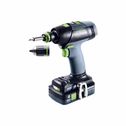 Perceuse Festool T 18+3 HPC 4,0 I-Plus; 18 V; 2x4,0 Ah accu.