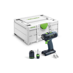 Festool Akku-Bohrschrauber T 18+3-Basic 1500 tr/min Noir, Bleu