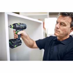 Festool Akku-Bohrschrauber T 18+3-Basic 1500 tr/min Noir, Bleu - Vue supplémentaire 5