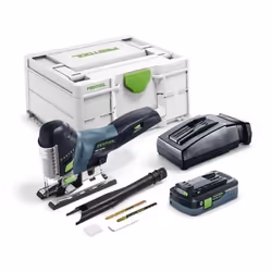 Description générale Avec la scie sauteuse sans fil Festool CARVEX PSC 420 HPC 4,0 EBI-Plus, vous pouvez réaliser des coupes  ...