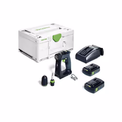 Festool CXS 18 C 3.0-Plus 1600 tr/min Noir, Vert