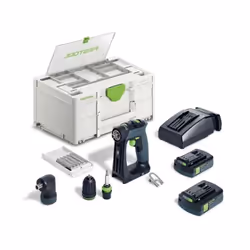 Description générale La perceuse-visseuse sans fil CXS 18 de Festool est un outil léger, compact et puissant, idéal pour dive ...