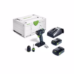 Festool TXS 18 C 3.0-Plus 1600 tr/min Noir, Vert