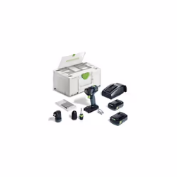 Description générale La perceuse-visseuse sans fil TXS 18 de Festool est un outil léger, compact et puissant, idéal pour le p ...