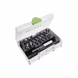 Festool SYS3 XXS CE-MX BH 60, 15 pièce(s), Cruciforme, Fente, Torx Plus, PH 1, PH 2, PH 3, PZ 1, PZ 2, PZ 3, 0.6,0.8,4.5,5.5  ...