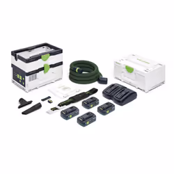 Aspirateur sans fil Festool CLEANTEC CTMC SYS HPC 4,0 I-Plus; 18 V; 4x4,0 Ah accu.
