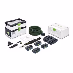 Description générale L'aspirateur sans fil CLEANTEC CTLC SYS HPC 4,0 I-Plus de Festool combine mobilité et performance. Conçu ...