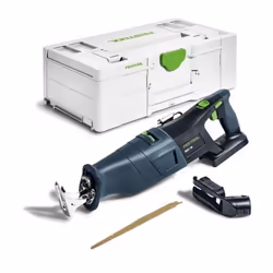 Description générale La scie sabre sans fil RSC 18 de Festool est un outil puissant, rapide et ultra-robuste, conçu pour offr ...