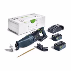 Description générale La scie sabre sans fil RSC 18 de Festool est un outil puissant, rapide et ultra-robuste, conçu pour les  ...