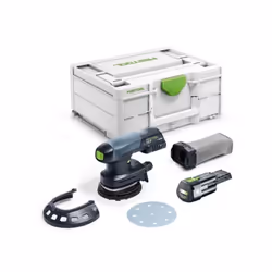 La ponceuse Festool ETSC 125-Basic, grâce à son poids réduit et à ses dimensions compactes, assure une utilisation confortabl ...