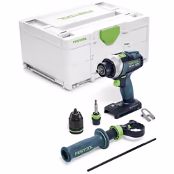 Description générale La perceuse-visseuse sans fil Festool TDC 18/4 QUADRIVE est un outil puissant et polyvalent, conçu pour  ...