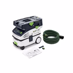 Festool CTLC MINI I-Basic, Sec, 10 L, 67 dB, Noir, Vert, Blanc