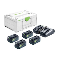 Festool Energy set SYS 18V 4x5,2/TCL 6 DUO Ensemble de batterie et de chargeur
