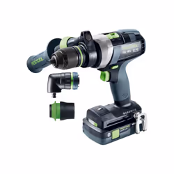 Festool QUADRIVE TDC 18/4 5,2/4,0 I-Set 3600 tr/min Noir, Bleu