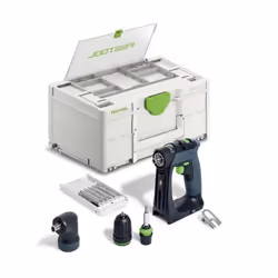Description générale La perceuse-visseuse sans fil CXS 18-Basic-Set de Festool est un outil léger et compact, offrant une pui ...